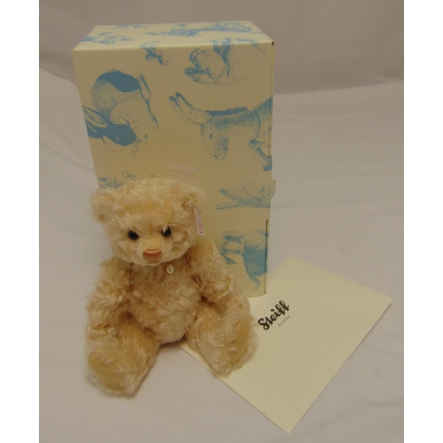 231 - Steiff Pearl teddy bear in original packaging and COA