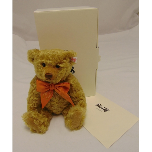 232 - Steiff Club 2009 Annual Edition No. 1539 teddy bear in original packaging and COA