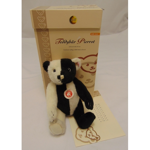 233 - Steiff Pierrot teddy bear in original packaging and COA