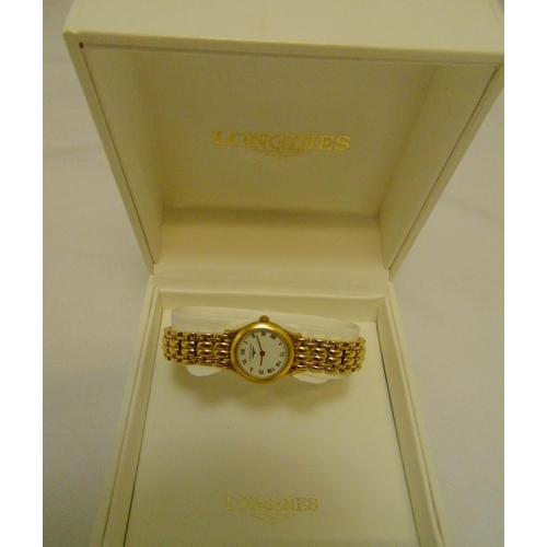 269 - Longines gold plated ladies wristwatch