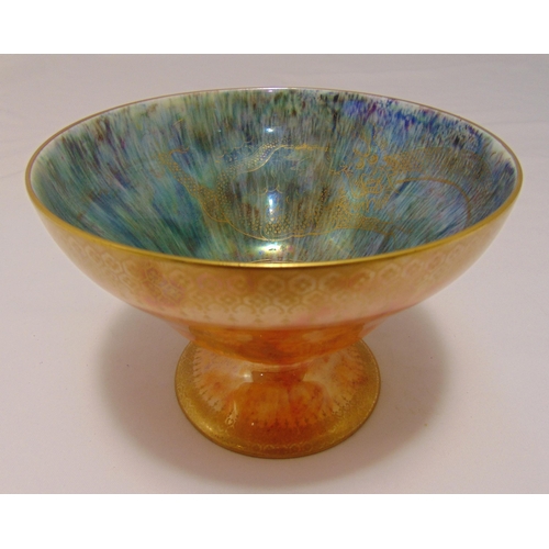 79 - Wedgwood Fairyland lustre bowl by Daisy Makeig-Jones on raised circular foot, marks to the base, pro... 