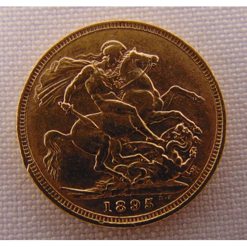 352 - Victorian 1895 sovereign