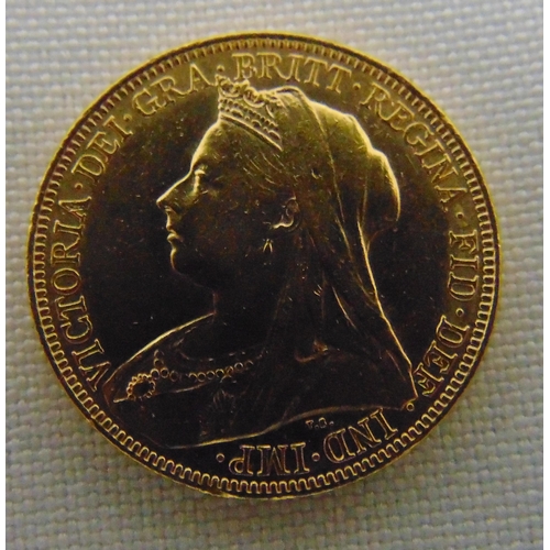 353 - Victorian 1899 sovereign