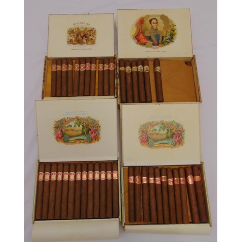 243 - A quantity of Cuban cigars to include Bol¡var, Punch and Saint Luis Rey