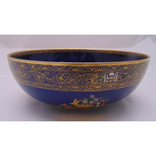 110 - Carltonware bowl decorated in the oriental style, marks to the base, 20cm dia