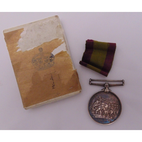 283 - A Victorian Afghanistan campaign medal attributed to Pte Burgess 1878/79/80