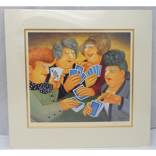 31 - Beryl Cook limited edition polychromatic print 353/650 titled A Full House to include COA, signed bo... 