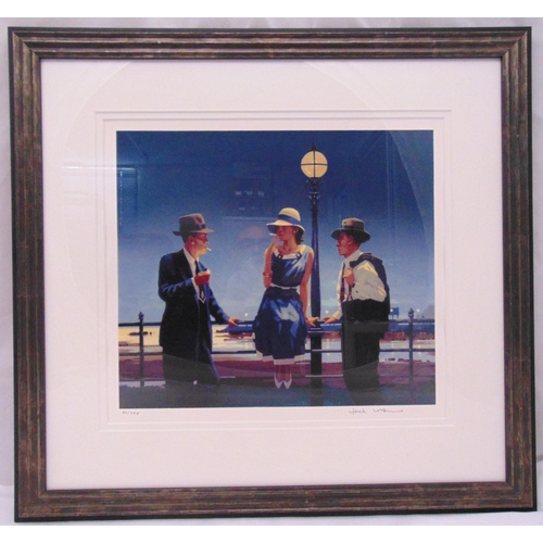34 - Jack Vettriano framed and glazed limited edition polychromatic print 86/295 titled The Game of Life,... 