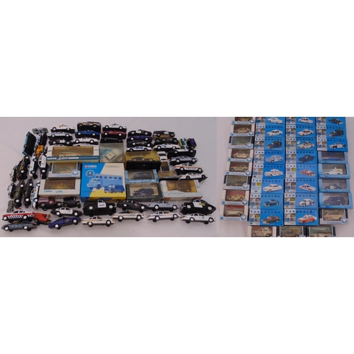 269 - A quantity of diecast police vehicles to include Corgi, Vanguards and Cararama, some in original box... 