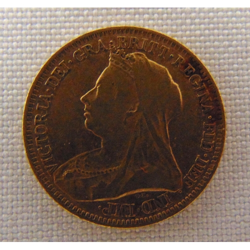 360 - 1893 Victorian half Sovereign