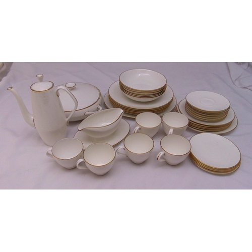 100 - Royal Worcester part dinner and coffee service to include plates, bowls, cups, saucers, coffee pot a... 