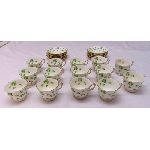 108 - Aynsley Clover Leaf teaset to include cups and saucers (28)