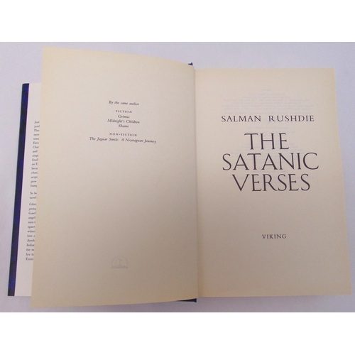 240 - Salman Rushdie The Satanic Verses, Viking first edition 1988 hardback with original dust jacket