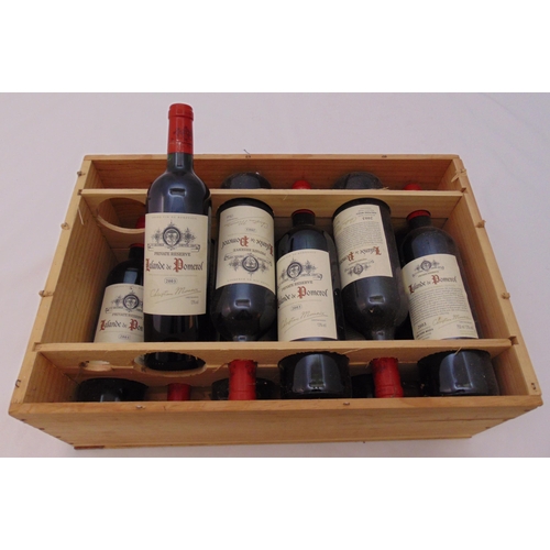 284 - Eleven bottles of Jean-Pierre Moueix Lalande de Pomerol 2003 75cl