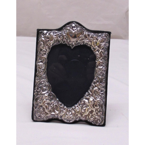 459 - A hallmarked silver mounted photograph frame