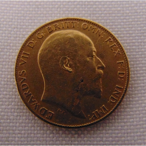 273 - Edward VII 1904 half sovereign