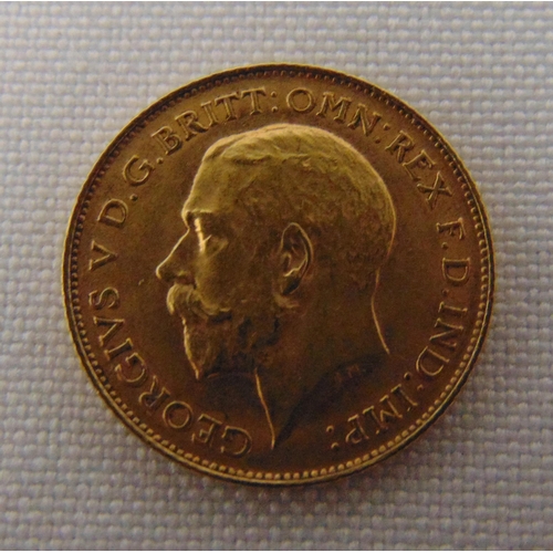 274 - George V 1913 half sovereign