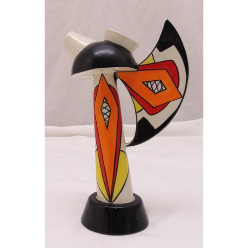 160 - Lorna Bailey Quirky Pod vase, signed to the base, 24cm (h)