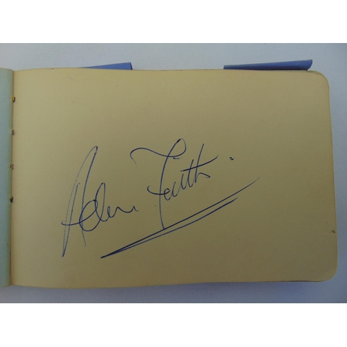 249 - An autograph album to include icons from the 60s and 70s, Bill Wyman, Manfred Mann, The Shadows, Dav... 