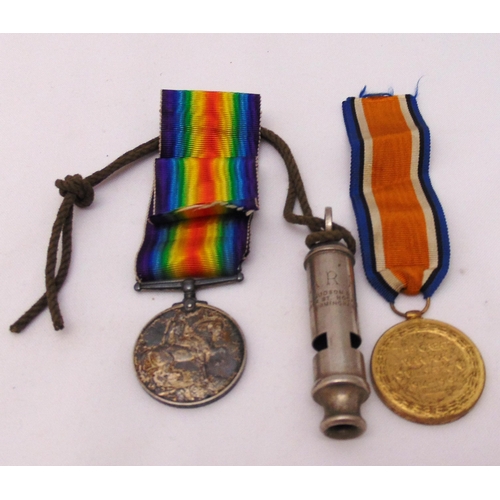 273 - WWI medals attributed to 2108 GNR D. PAYNE R.A. To include George V medal, Great War for Civilisatio... 