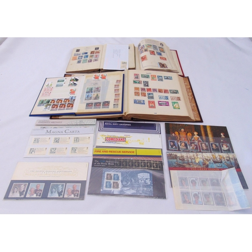 276 - A quantity of GB and continental stamps in a variety of albums