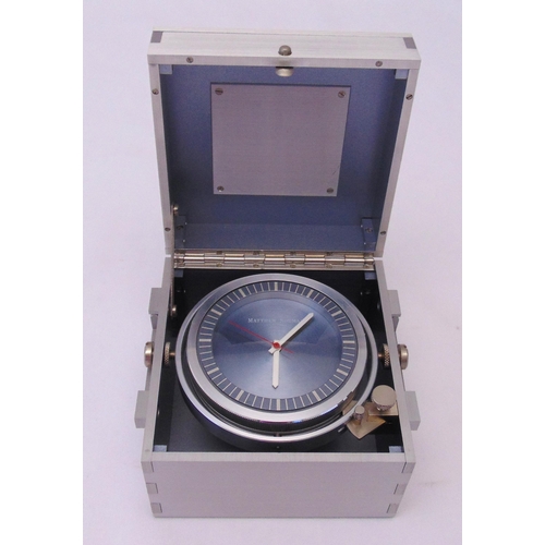 299 - Matthew Norman electronic chronometer in aluminium fitted case