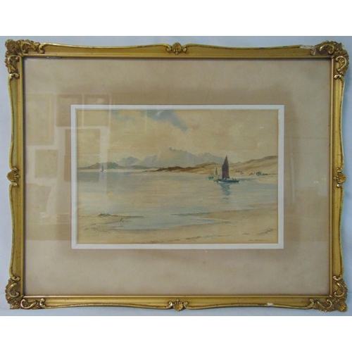 53 - John Cochran framed and glazed watercolour titled Mist on Ben Loyal from Kyle of Tongue, signed bott... 