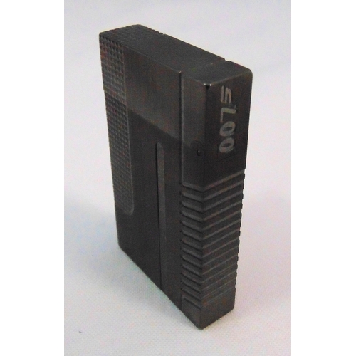 174 - S T Dupont James Bond 007 brushed palladium cigarette lighter in original packaging