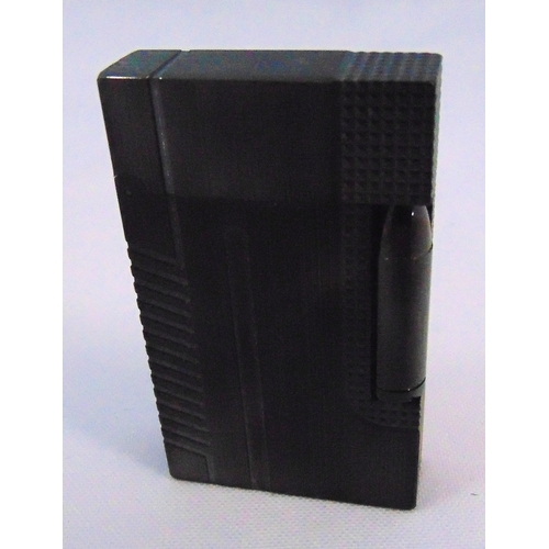 175 - S T Dupont James Bond 007 brushed palladium cigarette lighter in original packaging