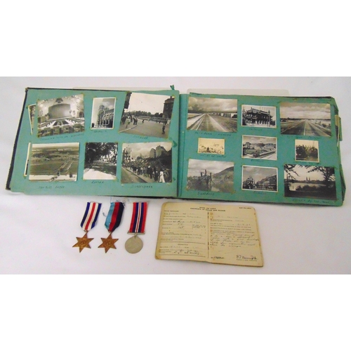 206 - Mr B.G. Hanton R.A.F.V.R WWII Royal Air Force photographer album of WWII photographs, service and re... 