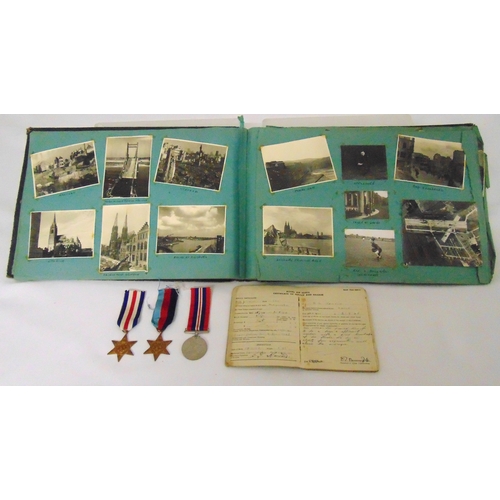 206 - Mr B.G. Hanton R.A.F.V.R WWII Royal Air Force photographer album of WWII photographs, service and re... 