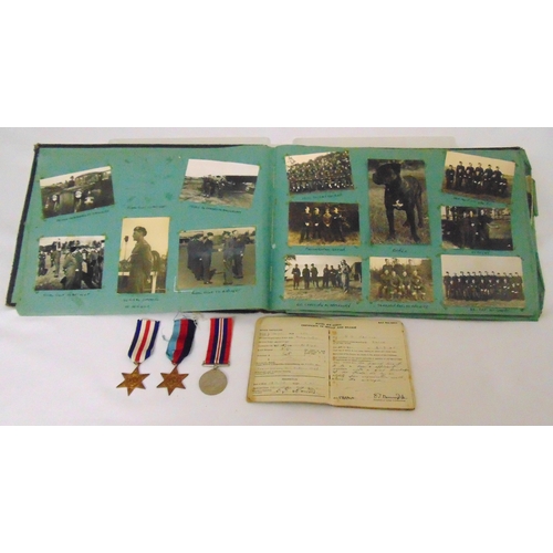 206 - Mr B.G. Hanton R.A.F.V.R WWII Royal Air Force photographer album of WWII photographs, service and re... 