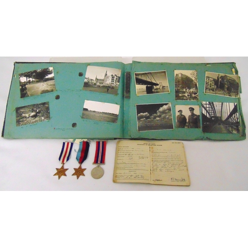 206 - Mr B.G. Hanton R.A.F.V.R WWII Royal Air Force photographer album of WWII photographs, service and re... 