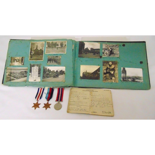 206 - Mr B.G. Hanton R.A.F.V.R WWII Royal Air Force photographer album of WWII photographs, service and re... 