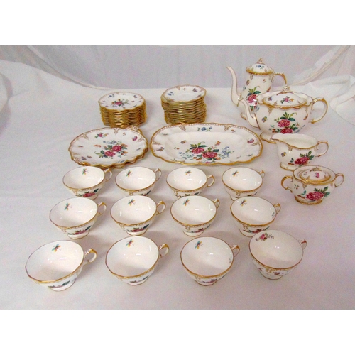 90 - Royal Crown Derby, Derby Days tea service to include teapot, coffee pot, sugar bowl, milk jug, sandw... 