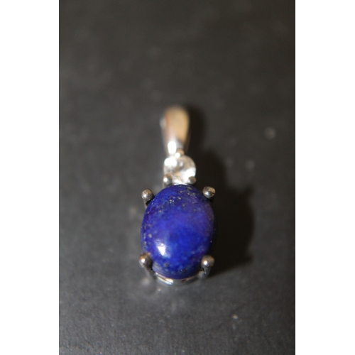 192 - 925 silver lapis lazuli pendant