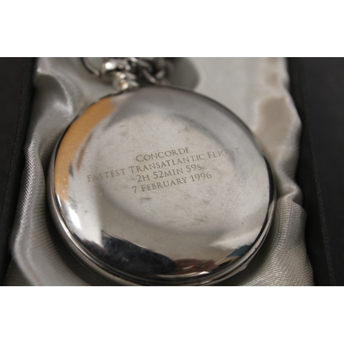 245 - Concorde boxed pocket watch