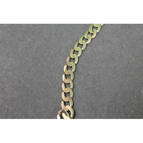 309 - 9ct curb necklace weight 30.22 gms