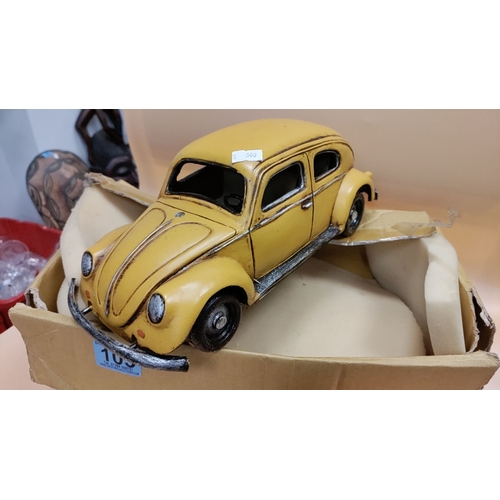 103 - Model tinplate classic VW Beatle