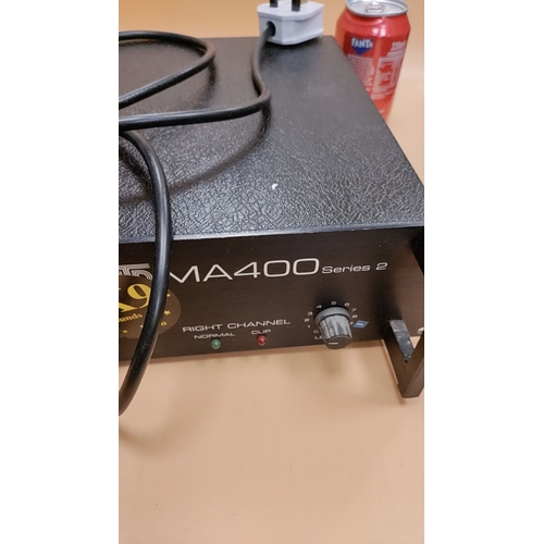 123 - Mos-fet professional ma400 series 2 amplifier