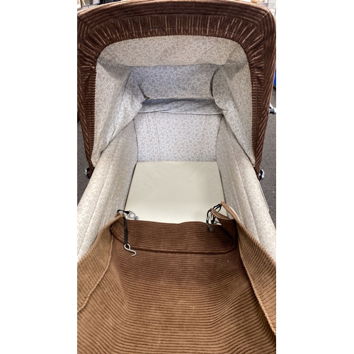 250 - Vintage corduroy pram