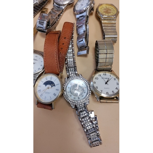 266 - Job lot of watches to inc Pulsar, Olivia Burton, Remington, Lorus, Celestron and others