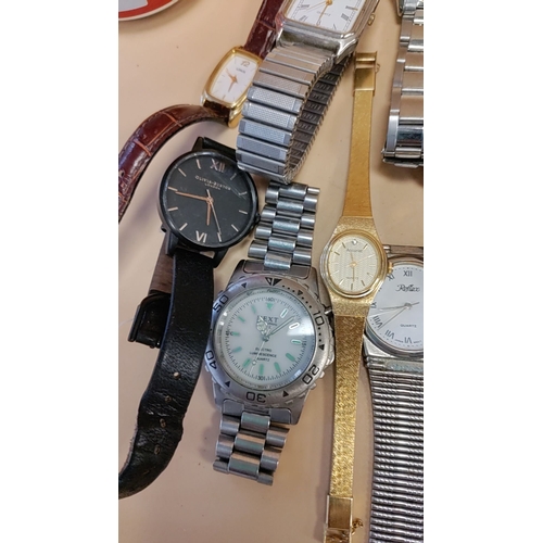 266 - Job lot of watches to inc Pulsar, Olivia Burton, Remington, Lorus, Celestron and others