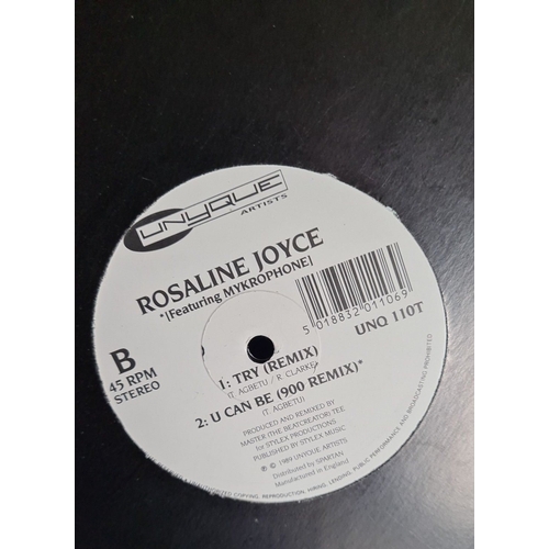 300 - 1989 Rosaline Joyce "True 2 U" 12-inch vinyl, 45 RPM, Stereo. Produced by Master "Str... 