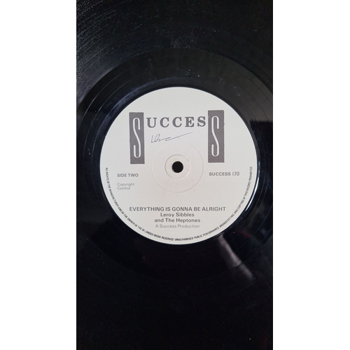 306 - Vinyl 12-inch record 'Give me the right' by Leroy Sibble and the Heptones Produced by Success Produc... 