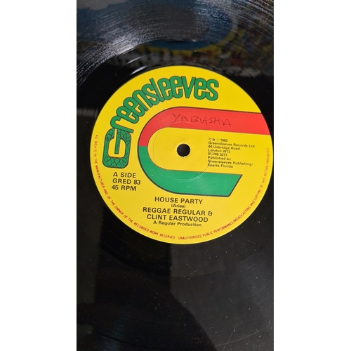 309 - Reggae Regular featuring Eastwood, "House Party" 12" vinyl single. Greensleeves Recor... 