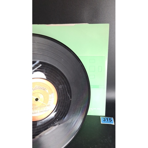 315 - Vinyl 12-inch record 'Endless love' by Mary Rose & Chris Ballan. All records in this sale sold indiv... 