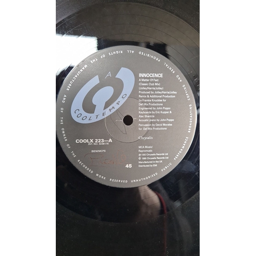 319 - 1990 vinyl record by Innocence. Features "A Matter of Fact" club and extended mixes. Relea... 