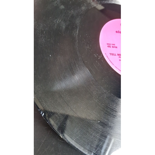 321 - Electribe 101 vinyl record, "Tell Me When the Fever Ended," 1989, Mercury Records. Pink co... 