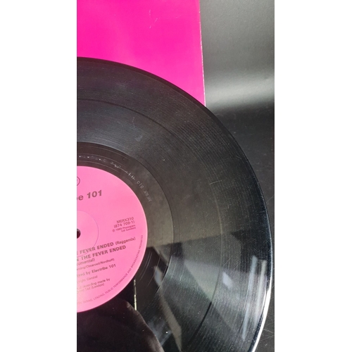 321 - Electribe 101 vinyl record, "Tell Me When the Fever Ended," 1989, Mercury Records. Pink co... 